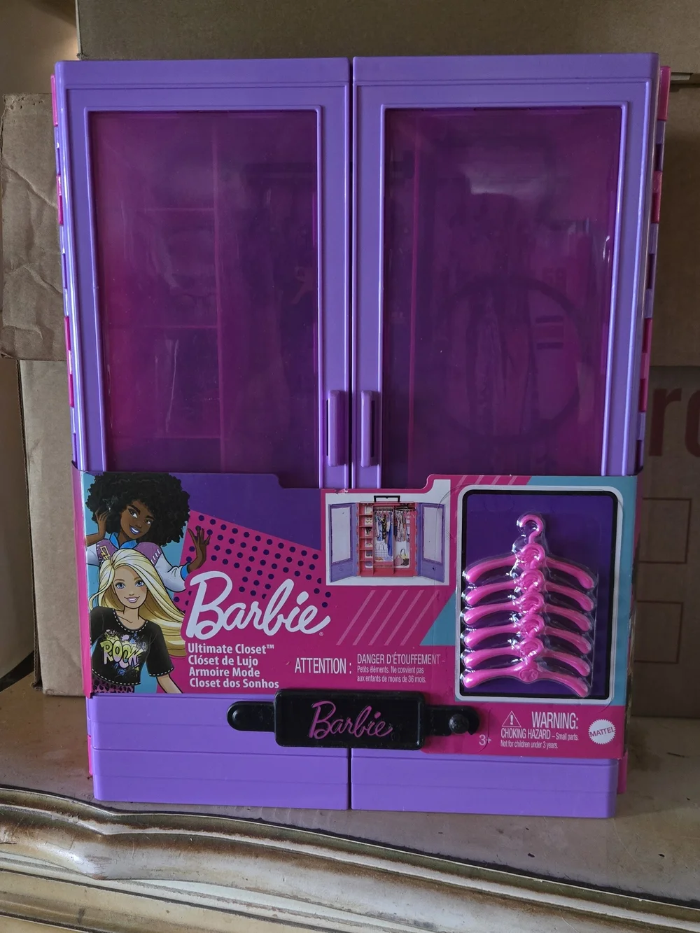 Barbie compact closet